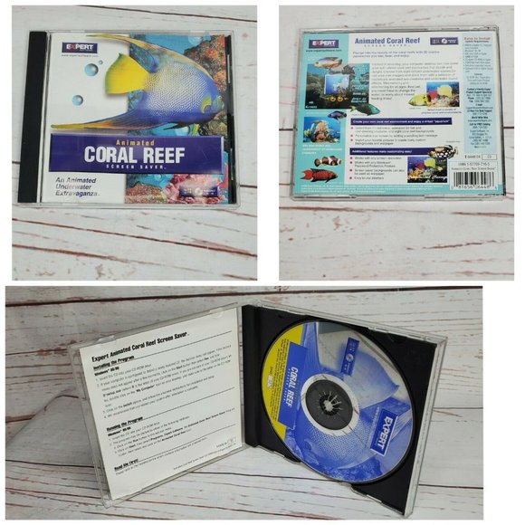 Expert Software Coral Reef 95 Screen Saver PC CD ROM Windows 95 B458 - Picture 3 of 8